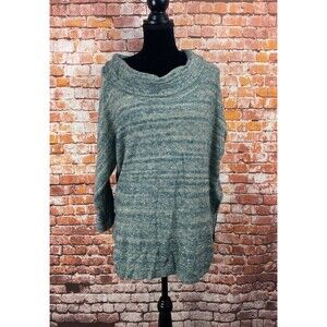 Anthropologie Field Flower Sweater Size S Pullover 3/4 Dolman Sleeve Cowl Neck